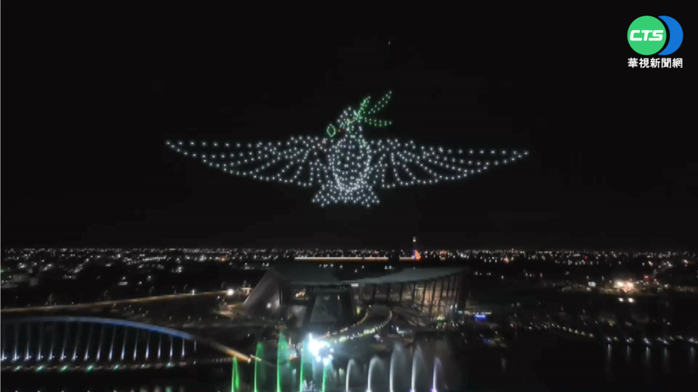 故宮南院500架無人機群飛展演 璀璨吸睛