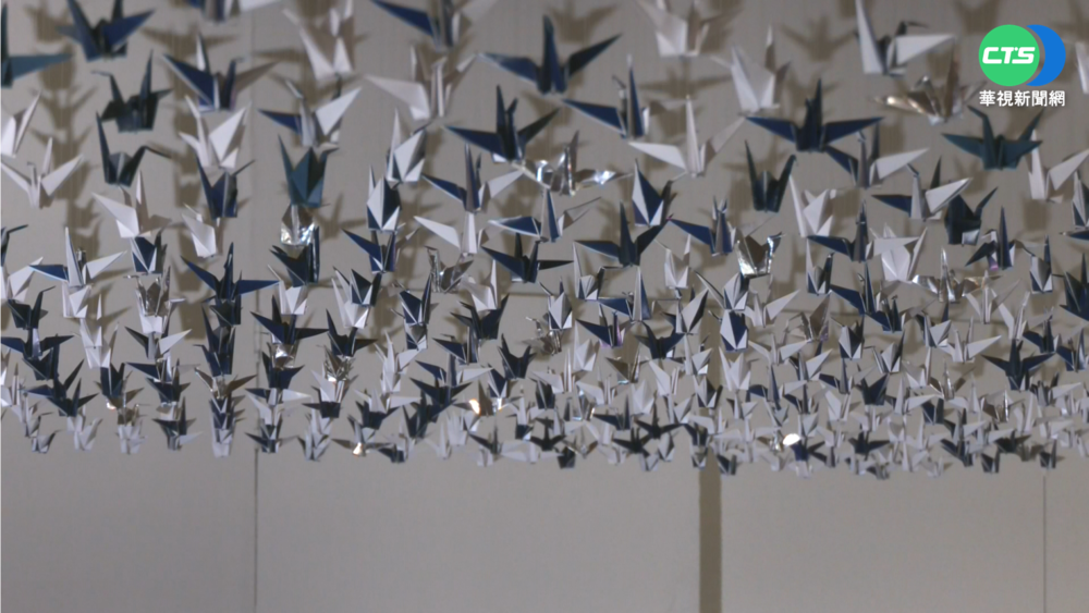 野老朝雄首次來台 "祈福千紙鶴"送祝福
