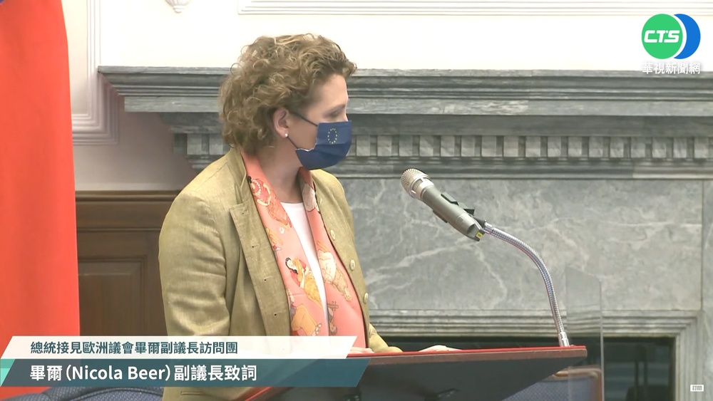 歐洲議會副議長訪台 籲中國停止恫嚇