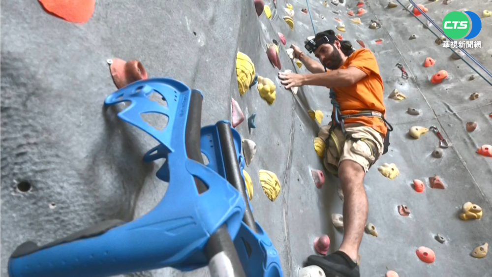 約旦27歲截肢攀岩家 成功克服不可能