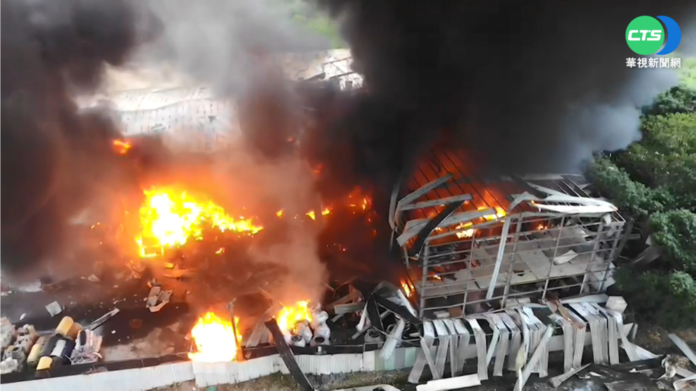 彰化芬園塑膠廠引火大爆炸 居民嚇醒