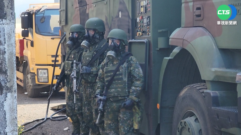 模擬化學儲存槽外洩 化學兵救援後送傷患