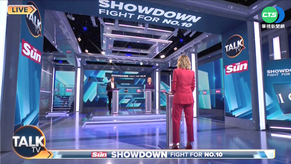 英保守黨魁選舉辯論意外 主持人突昏倒喊停