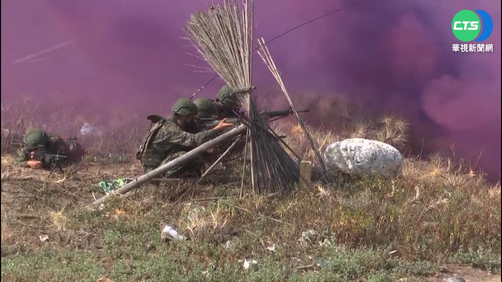 苗栗後龍海灘漢光演習 濱海城鎮守備逆襲