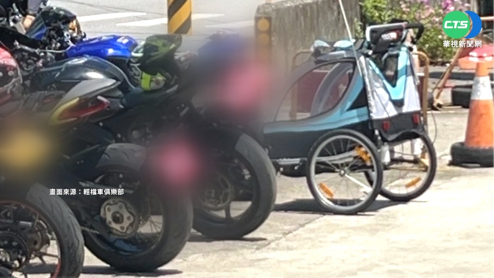 重機"拖車"疑載男童 網怒:廢氣都給小孩吸