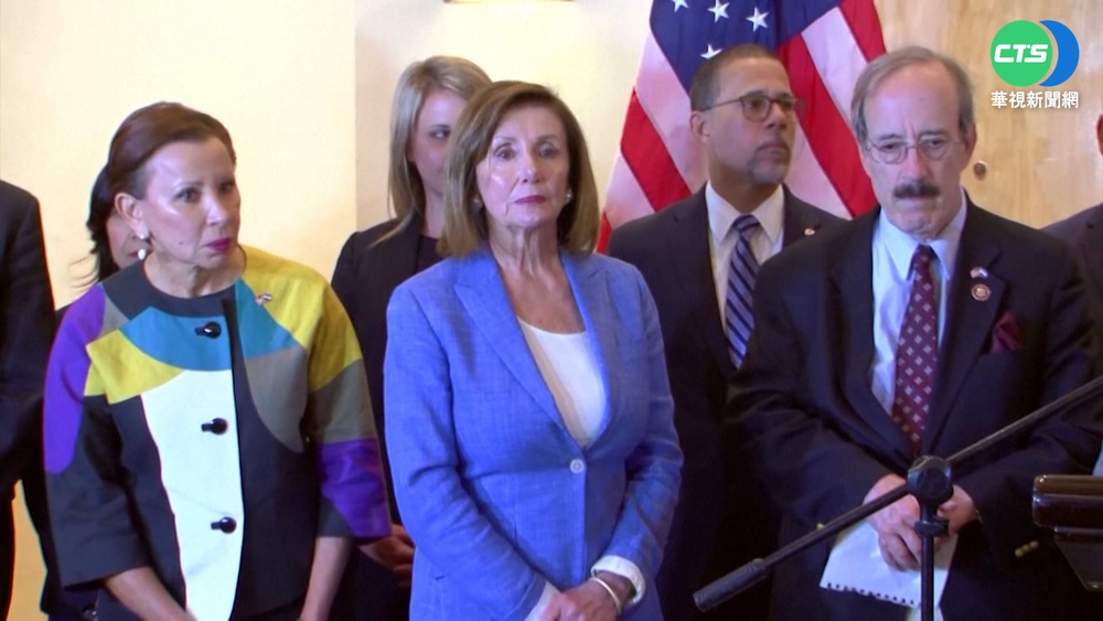 傳裴洛西今晚抵台 將過夜明會總統赴立院