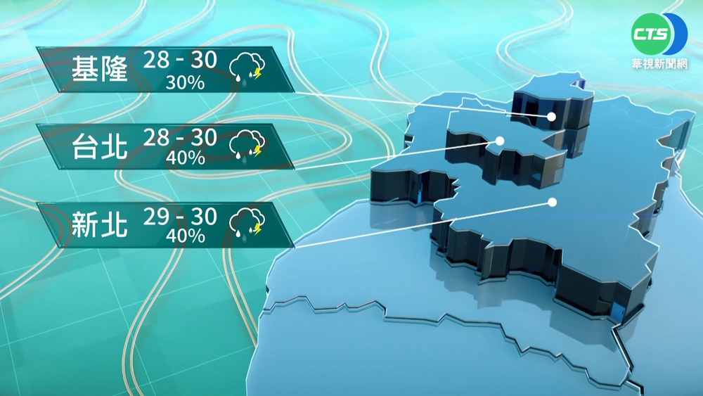 低壓帶影響天氣不穩定 留意短延時強降雨