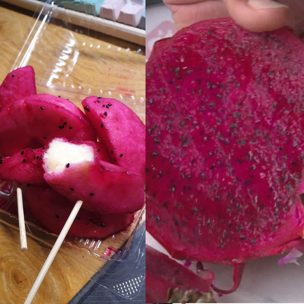 買火龍果回家一咬變蘋果 網笑：這是一個間諜火龍果