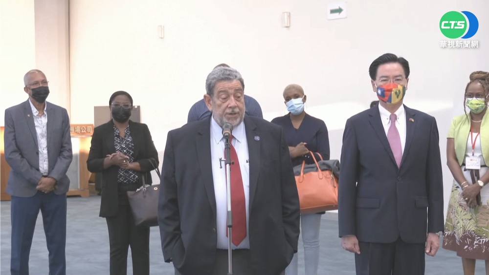 無懼中國軍演 聖文森總理率團訪台6天