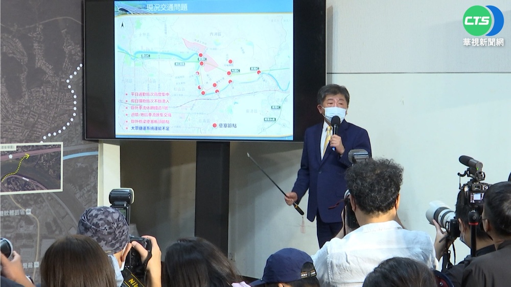 陳時中談內湖交通 黃珊珊:政府"看顏色做事"