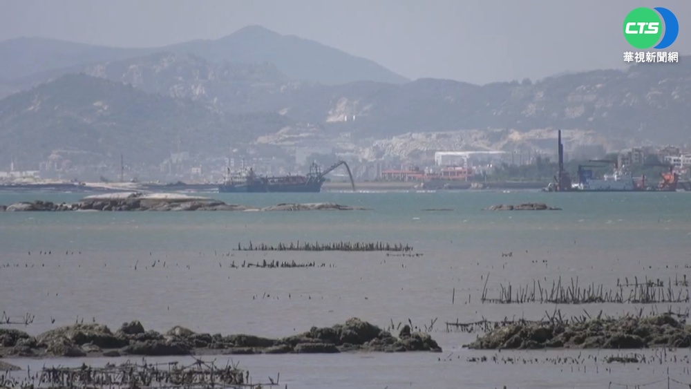 前線領土流失! 金門現百艘中國非法採砂船
