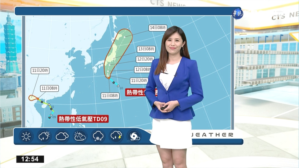 大氣不穩定午後西半部地區及各山區雷陣雨 南臺灣留意長浪