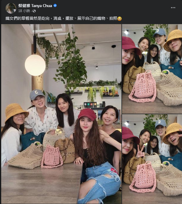 圖片翻攝自 蔡健雅 Tanya Chua  臉書