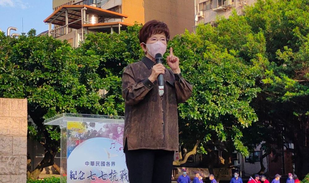 日本投降77年 洪秀柱願「兩岸的中國人」記住歷史的教訓