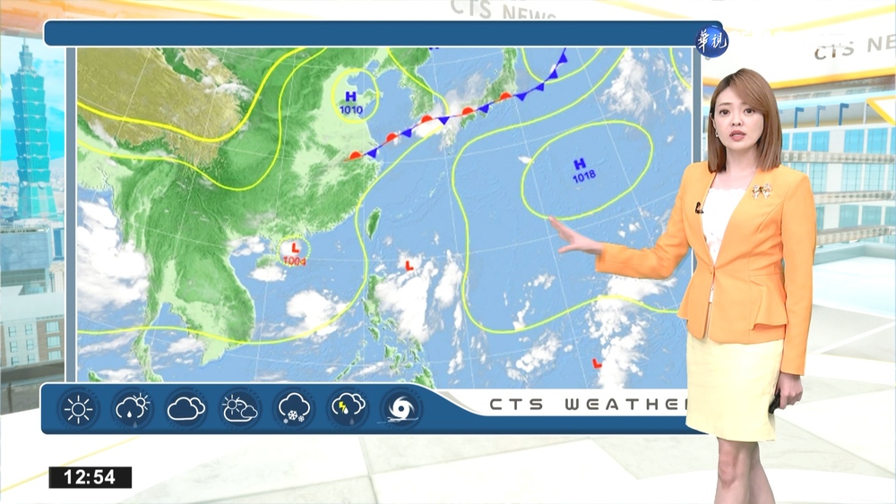 水氣多且大氣較不穩定 午後西半部局部雷陣雨