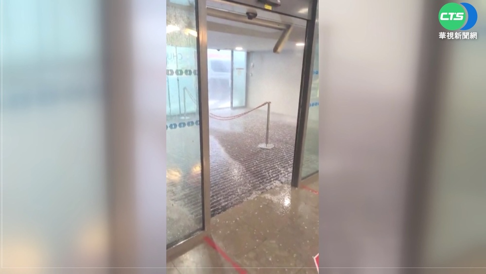 法國東南部突降冰雹 巴黎暴雨水淹地鐵