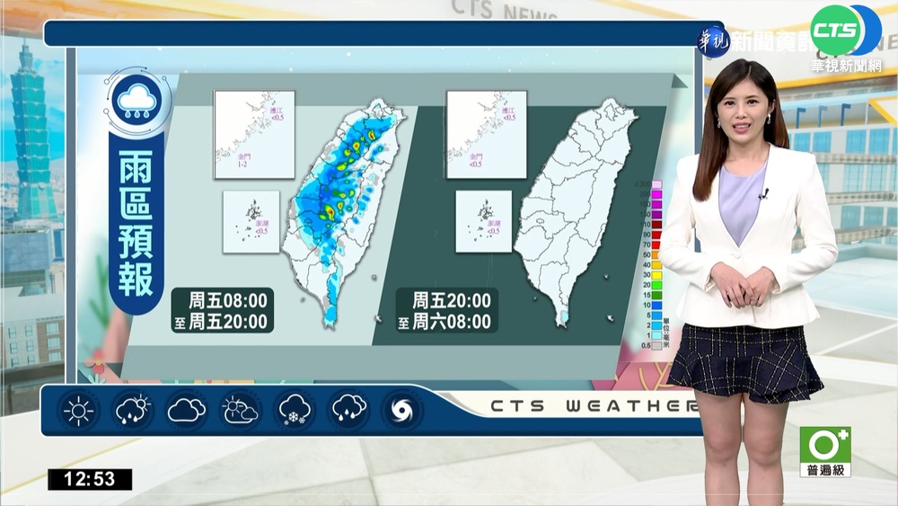 各地轉多雲到晴 高溫稍回升 午後雷陣雨稍減緩