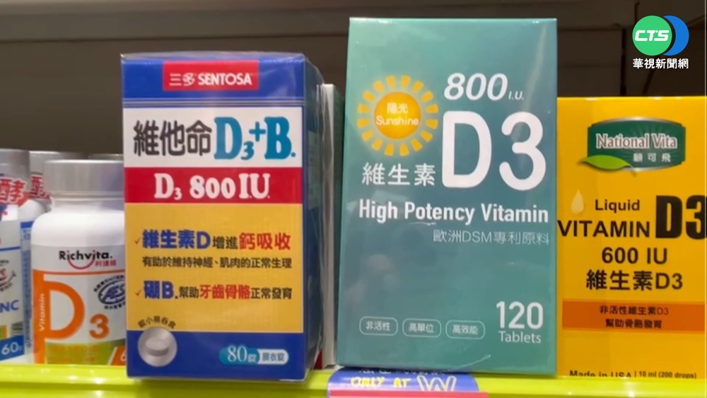 維生素D恐成雙面刃 國衛院:長期服用增失智風險