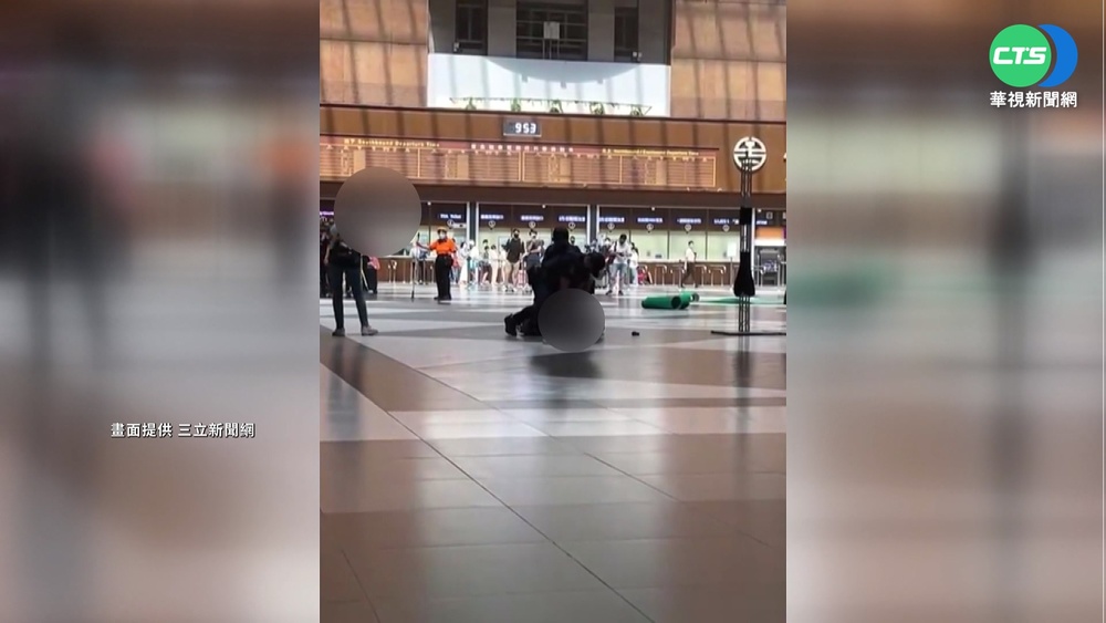 男"情緒激動"鬧北車 狂噴滅火器遭逮捕