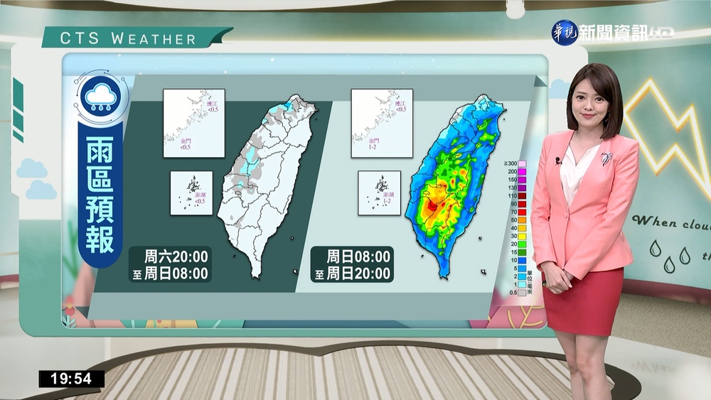 晚起水氣增加多雲偶有雨 南部防午後大雨