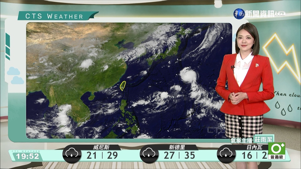 多雲到晴午後雷陣雨 颱風變數多留意新資訊