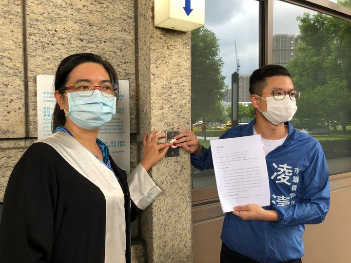 鄭文燦指張善政「抄襲還A國庫錢」凌濤赴桃檢按鈴告發