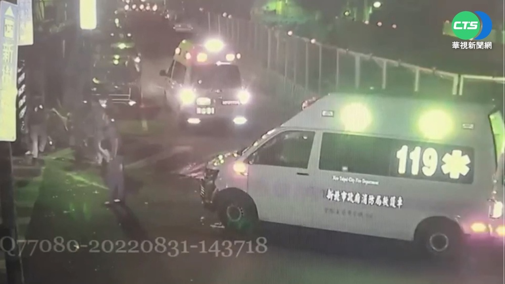 處理車禍遭撞 警顱內出血.收病危通知