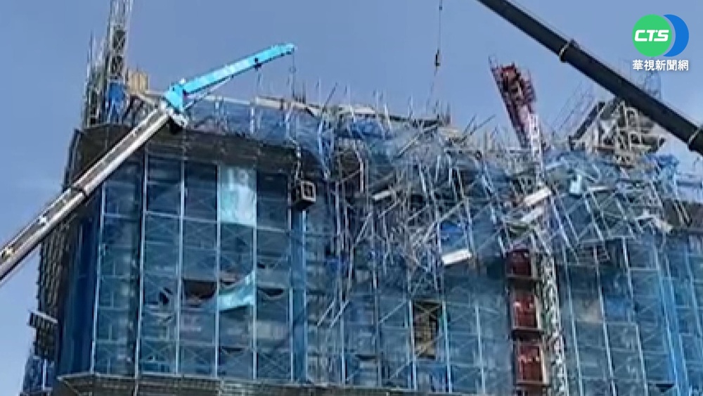 海線陣風達9-10級 台中清水鷹架倒2人傷