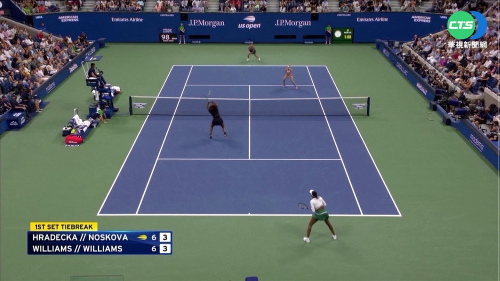 "大小威"睽違4年合拍 美網女雙首輪踢鐵板