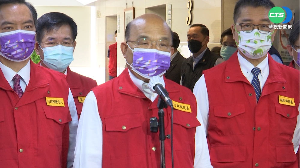 軒嵐諾雨炸北台灣 蘇揆坐鎮災害應變中心