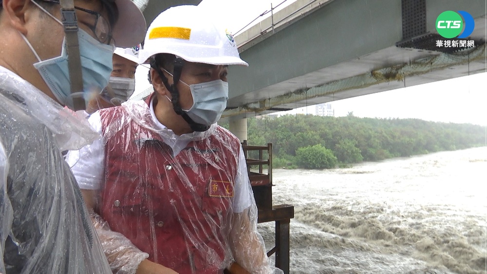 三鶯大橋改建遇颱風 侯:警戒值安全範圍內