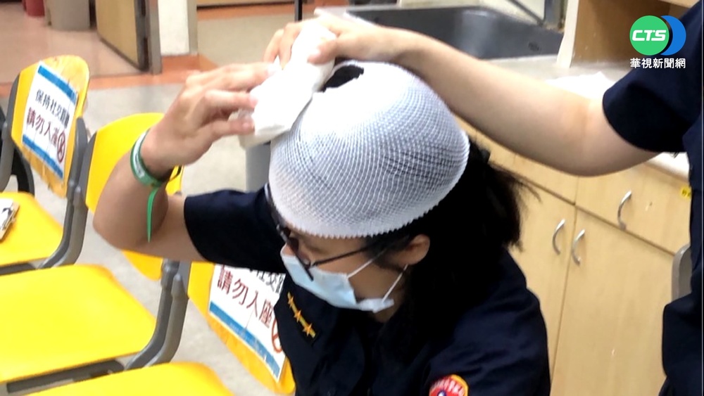 高雄警執勤盤查 毒犯推女警撞牆害頭破血流