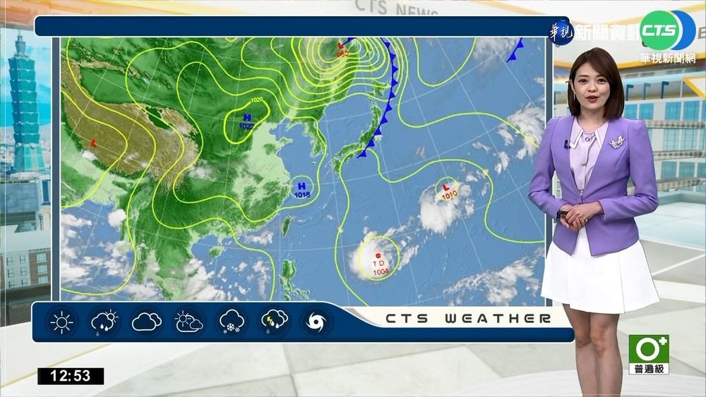 午後局部陣雨 明起各地轉乾