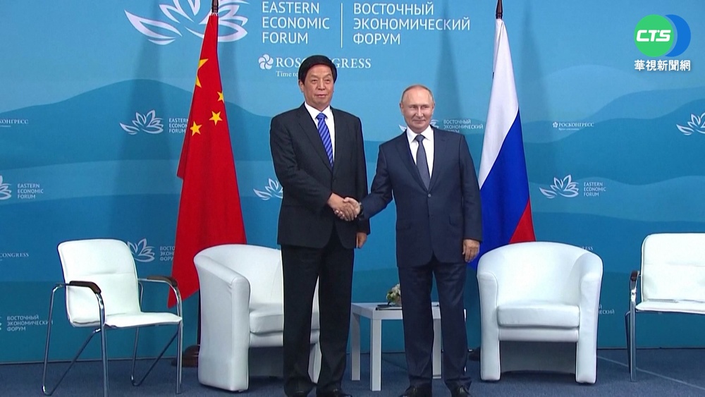 普丁與栗戰書相見歡 大談俄中戰略夥伴關係