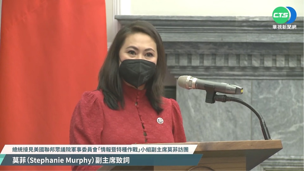 美國會團見總統 鼎泰豐.半導體成致詞焦點