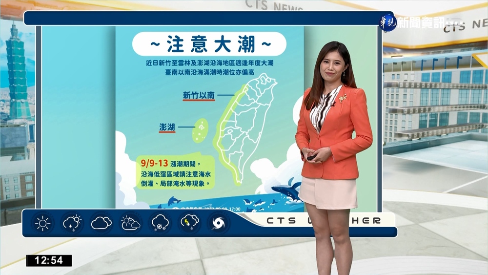 水氣減少各地晴到多雲 午後局部雷陣雨