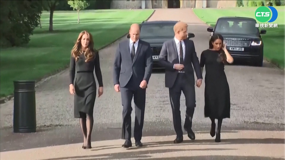 "威凱哈梅"現身溫莎堡 女王離世後首度同框