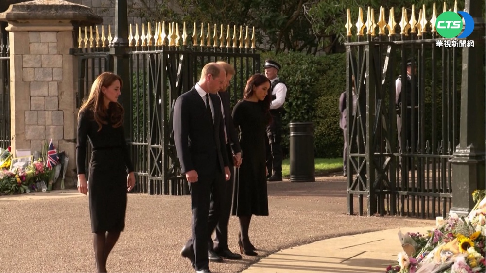拋開嫌隙悼祖母 威廉哈利夫婦罕見合體