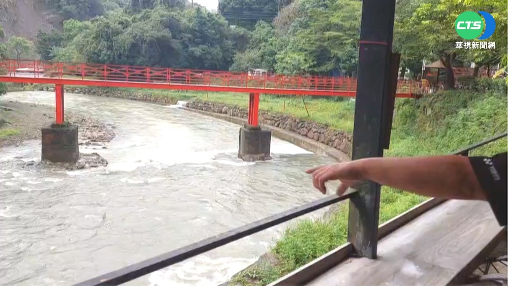 "梅花"颱風挾雨彈轟炸 復興山區溪水暴漲