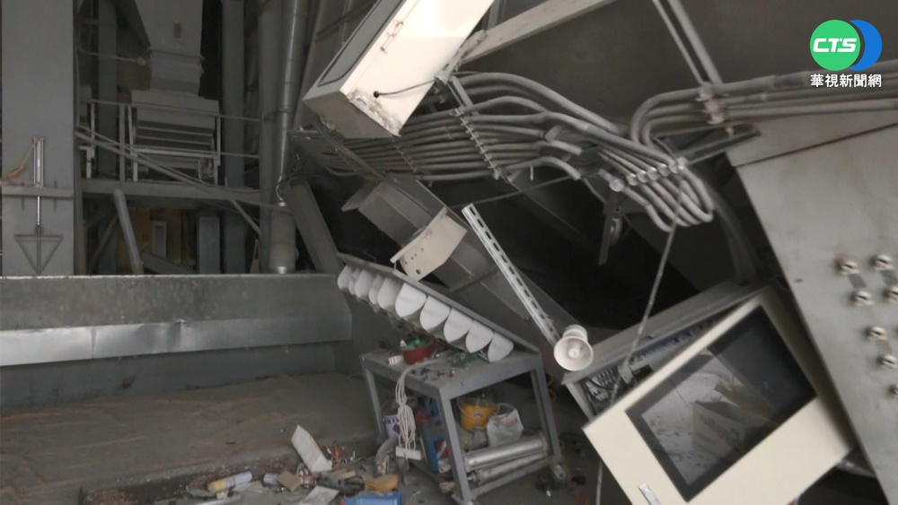 關山昨夜6.4強震 碾米廠穀桶倒塌損失慘重