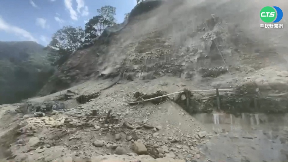 6.8強震襲! 南橫海端段又崩塌 華視獨家直擊