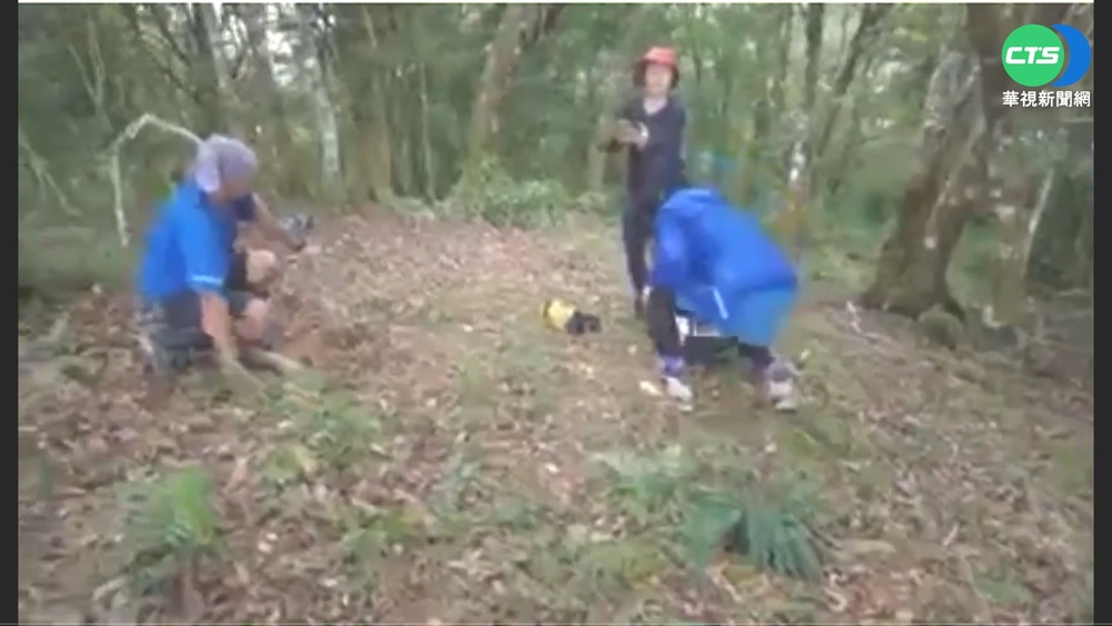 卓溪山林突遇強震 民眾驚魂腿軟急趴地