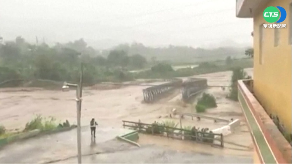 颶風登陸波多黎各 山洪爆發.330萬人無電可用