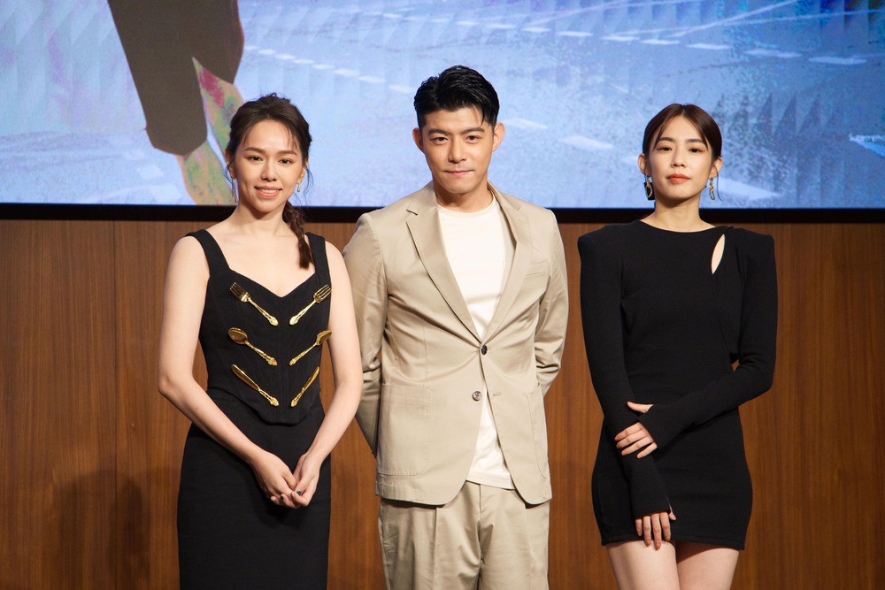 (左起)夏于喬、王柏傑、林思宇。(記者／林長清攝)