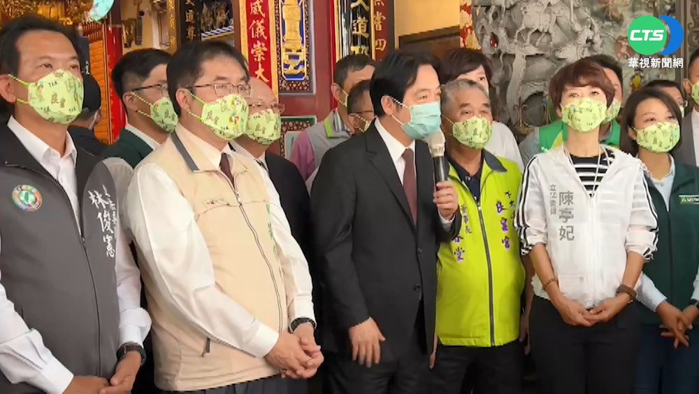 拚選戰! 賴清德合體黃偉哲 盧秀燕站台謝龍介