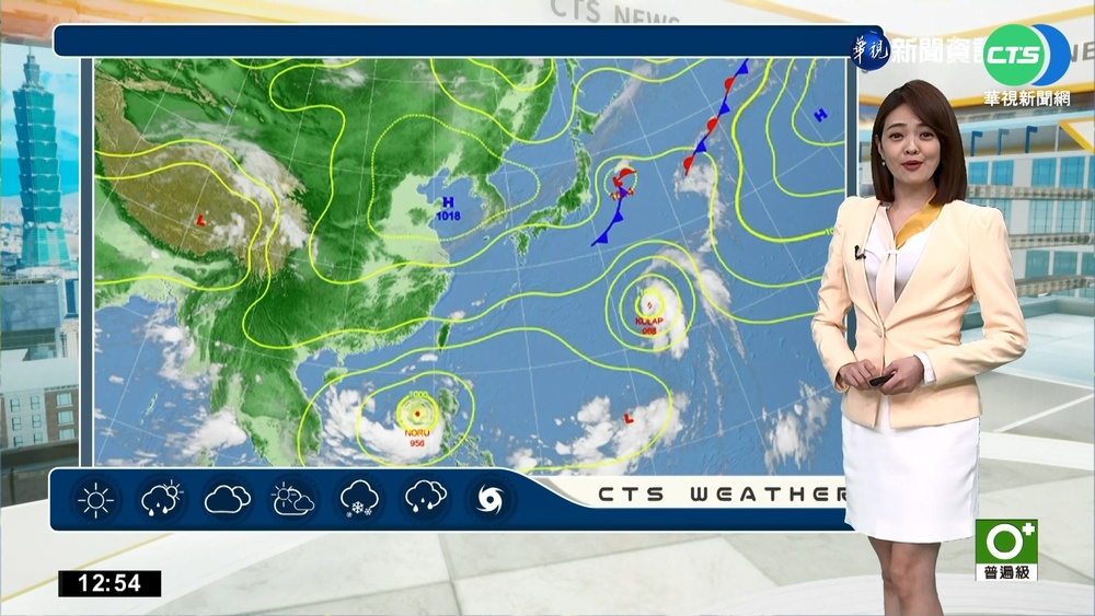 各地水氣漸減 東半部仍應注意有局部短暫雨