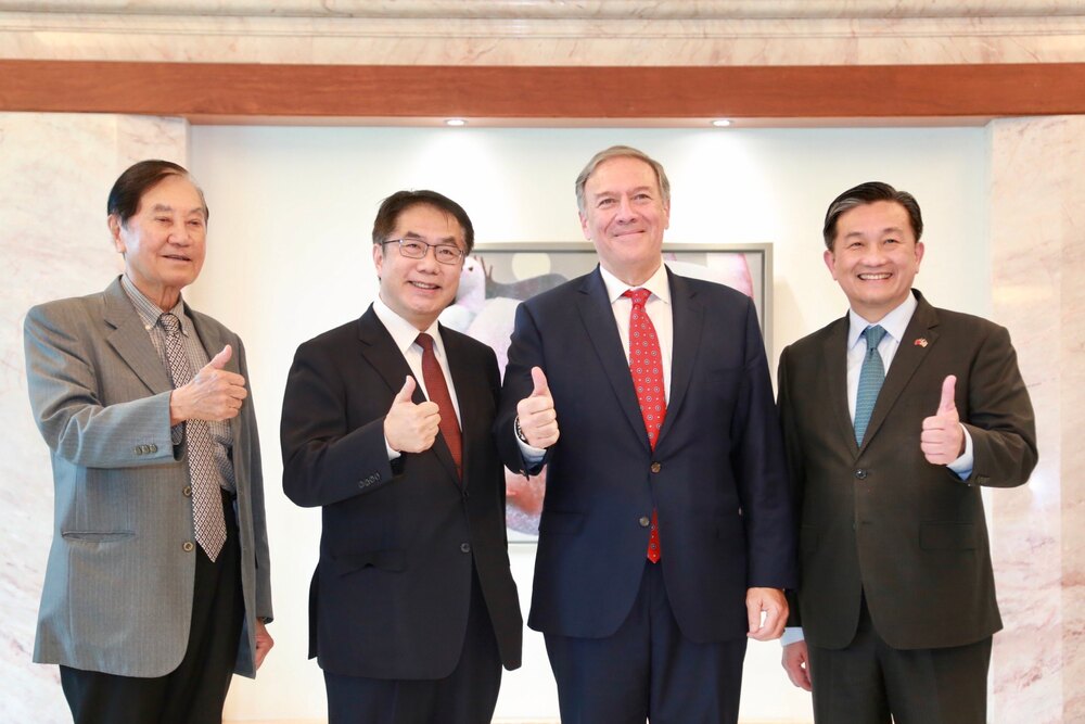 龐培歐蒞臨訪問台南 黃偉哲熱情迎接