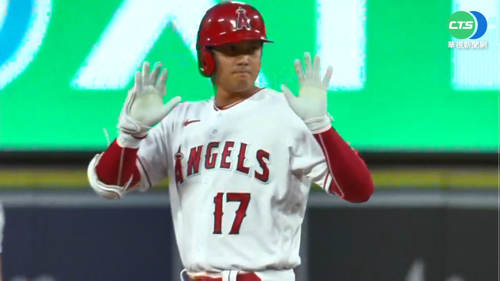 大谷首打席敲二壘安! 連12戰敲安生涯新高