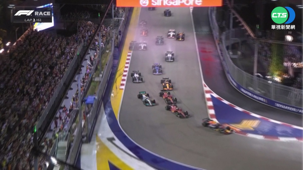 F1新加坡站 Max第7名完賽.Perez收生涯第4勝