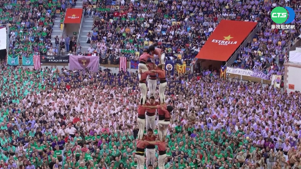 人體疊羅漢大賽回歸 第1名疊10層高